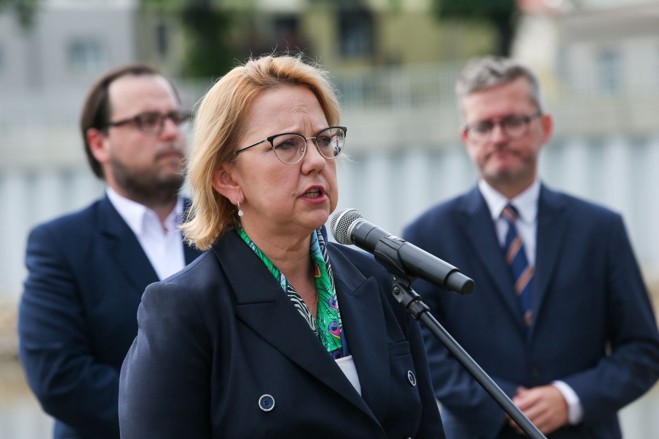 Anna Moskwa, Pawe� Jab�o�ski, Grzegorz Witkowski
Lech Muszy�ski
ekologia, konferencja, minister, polityk, polityka, prasowa, spotkanie, zanieczyszczenie Odry, konferencja konferencji, w s�ubicach