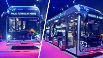 Grupa Polsat zaprezentowała swój autobus wodorowy - NesoBus. Produkcja w Świdniku