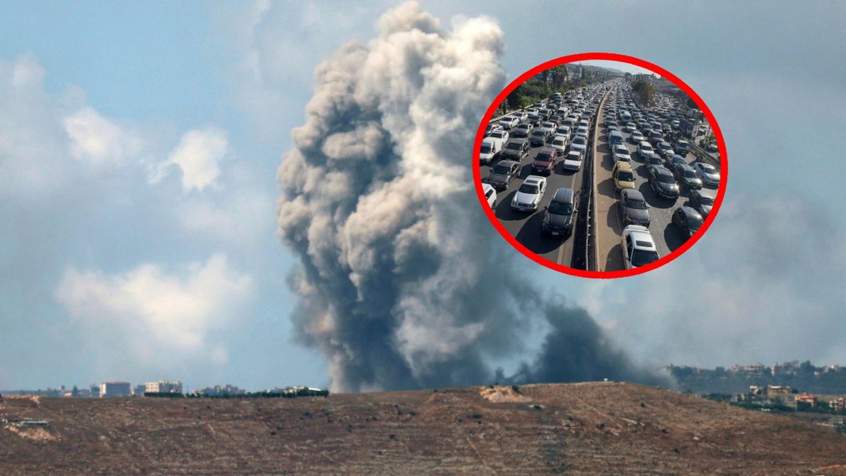 Ludzie masowo uciekają z Libanu