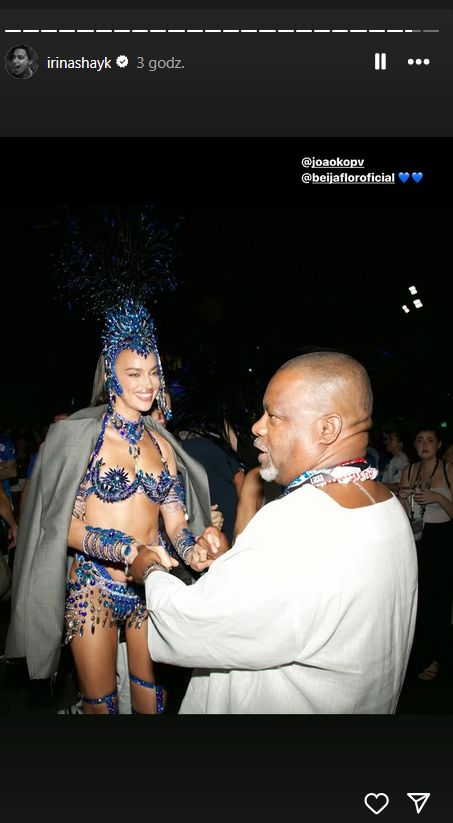 Irina Shayk na paradzie w Rio De Janeiro