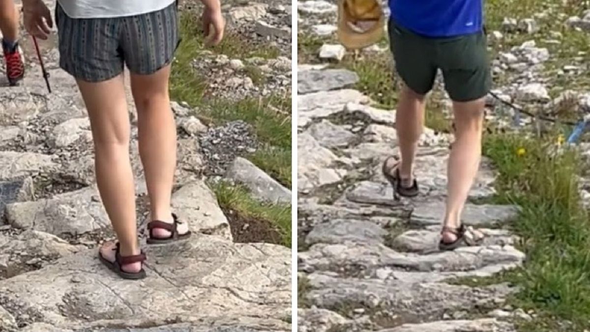 To kolejni turyści, którzy wybrali się w Tatry z nieodpowiednim obuwiem.