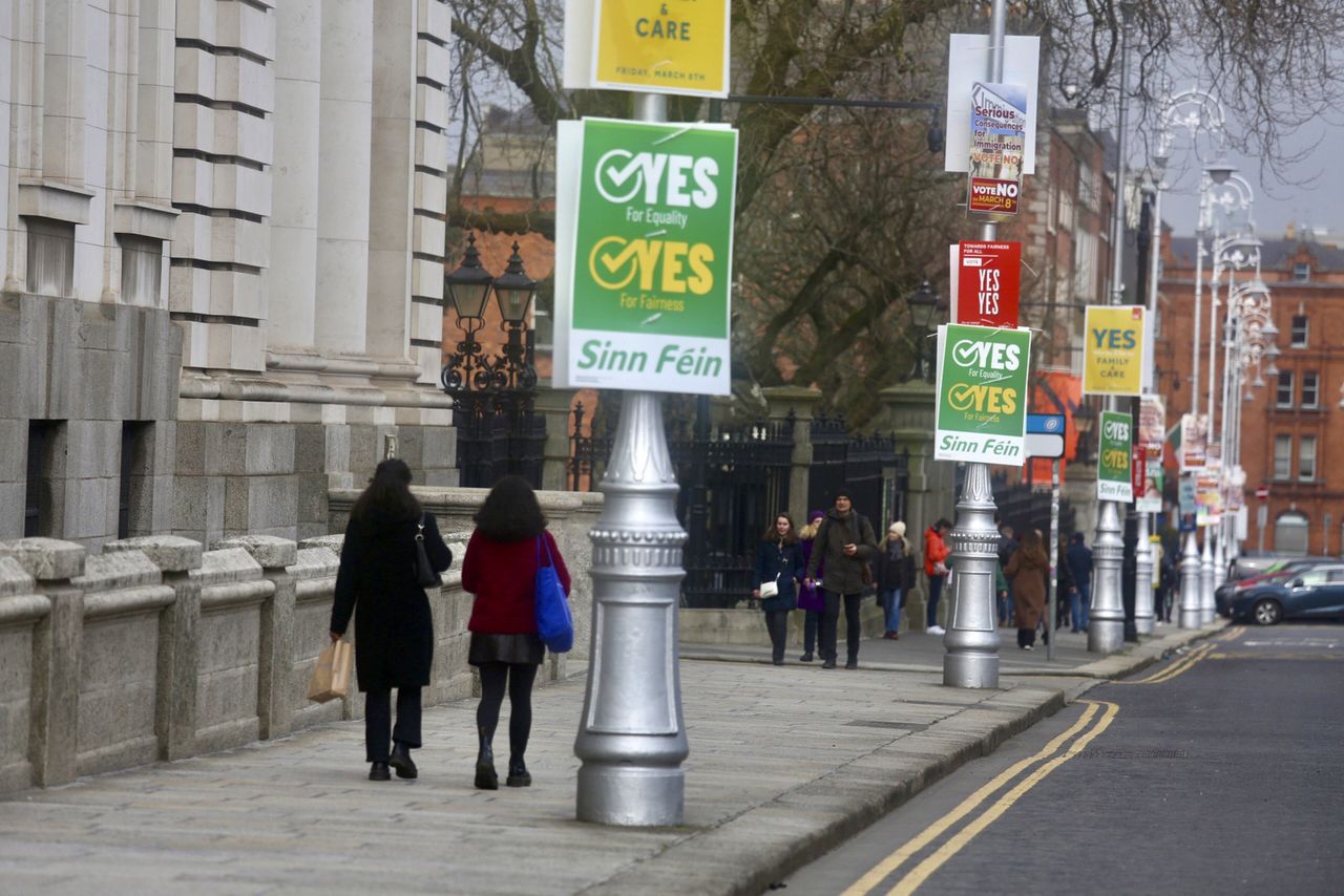 Surprising results of the referendum in Ireland. It was supposed to be a present for March 8th.