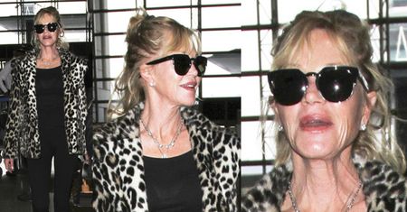 59-letnia Melanie Griffith na lotnisku w Los Angeles (ZDJĘCIA)
