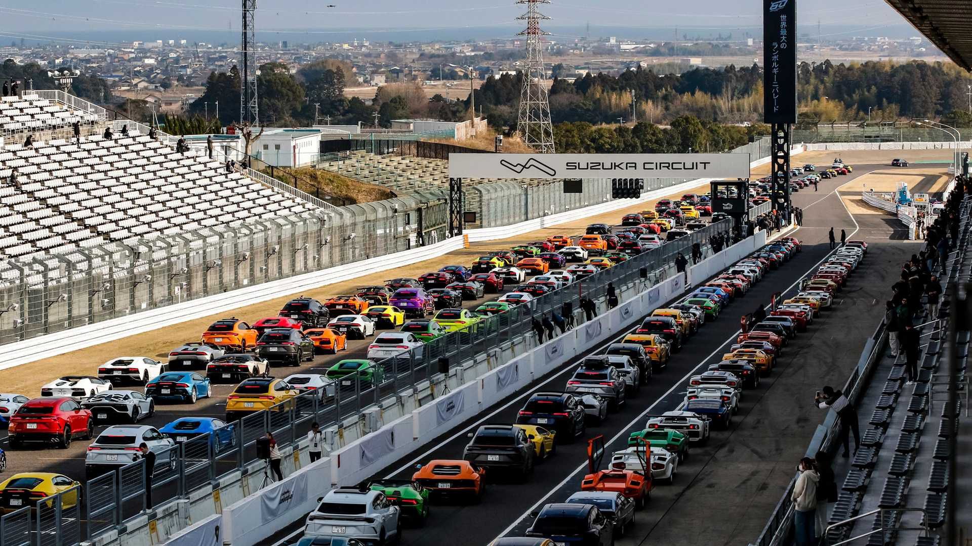 Największa parada lamborghini
