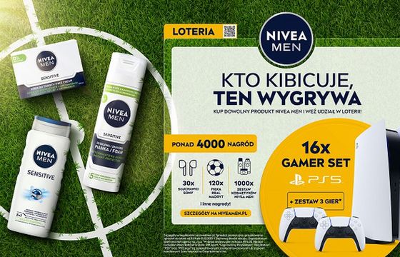 „Kto kibicuje, ten wygrywa” w mundialowej loterii Nivea