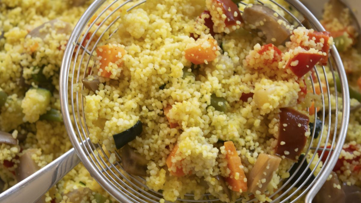 Obiad z kaszą kuskus