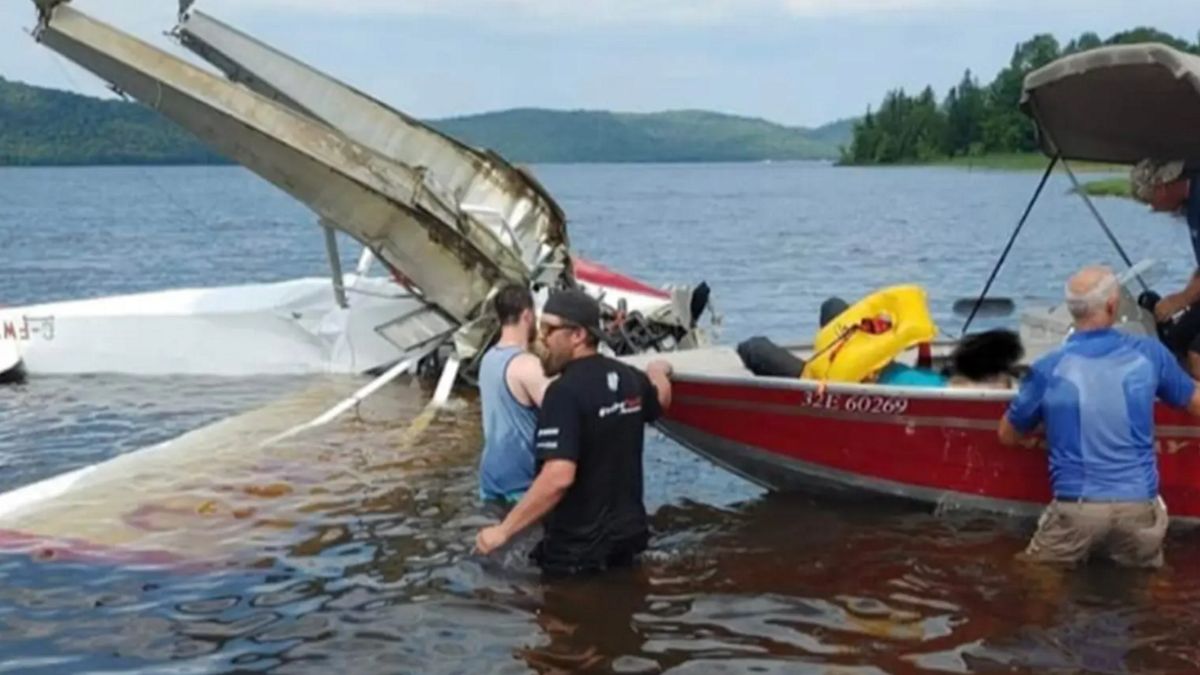 Hokeista jako jeden z pierwszych pojawił się na miejscu katastrofy