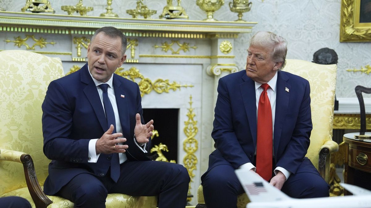 Karol Nawrocki i Donald Trump