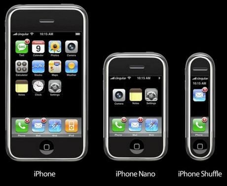 Dwa ekrany w iPhone Nano 2