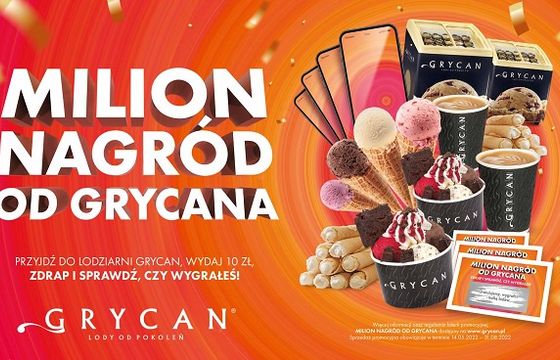 Ruszyła loteria „Milion nagród od Grycana”