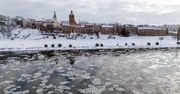 Grudziądz: Tak wygląda miasto przykryte śniegiem. Widok robi wrażenie