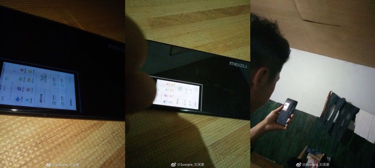 Meizu 7 Pro z dodatkowym ekranem na tylnym panelu