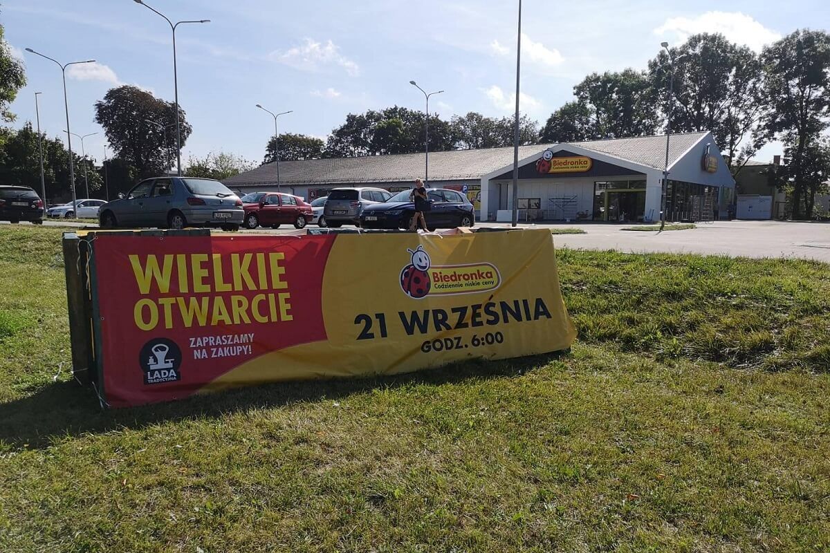 21 września otwarcie Biedronki przy ul. Magnoliowej po remoncie