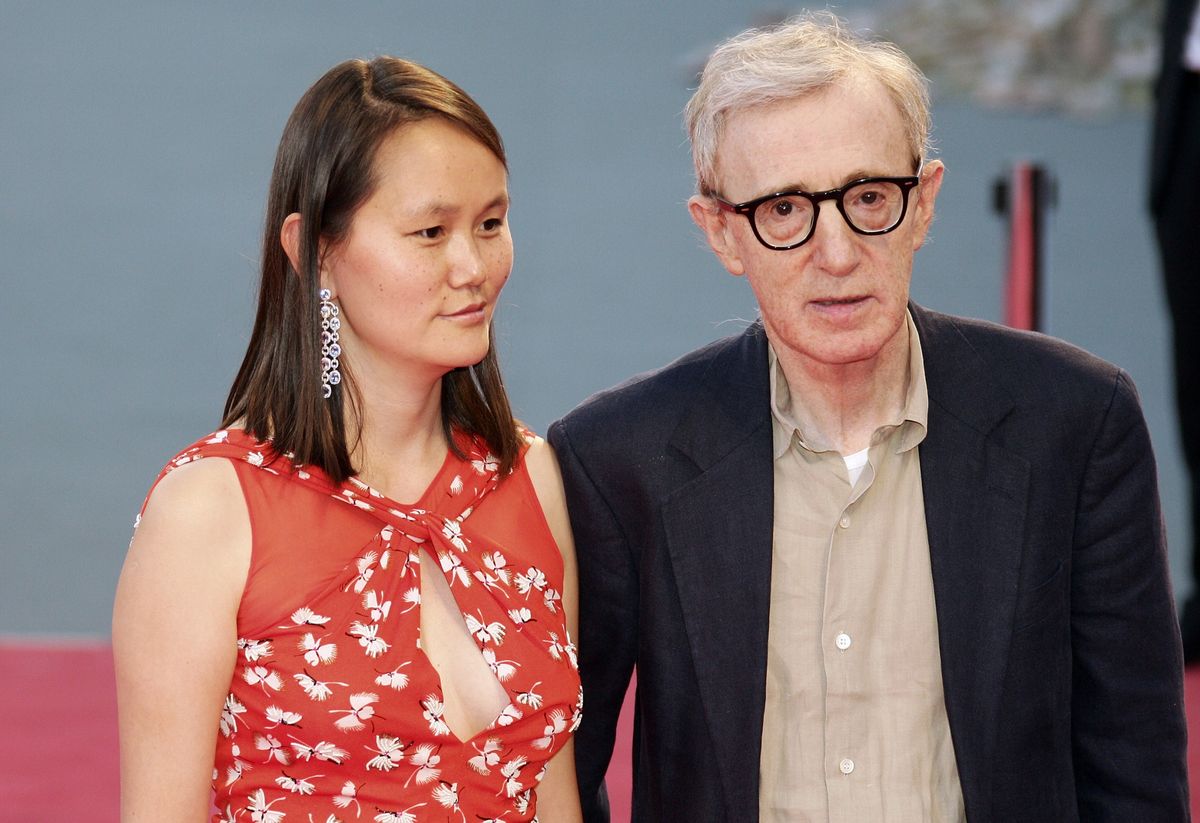 Woody Allen z żoną Soon-Yi Previn