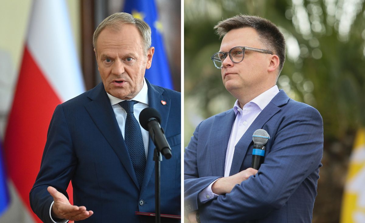 koalicja rządząca, Donald Tusk, newsroom wp, szymon hołownia Spięcie na linii Tusk-Hołownia jest zagrożeniem? Ekspert komentuje