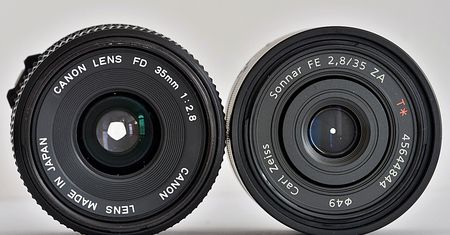 Trzydziestka piątka kontra trzydziestka piątka czyli Sony A7 + Sony Zeiss Sonnar T* FE 35 mm f/2,8 ZA i Canon FD 35 mm f/2,8