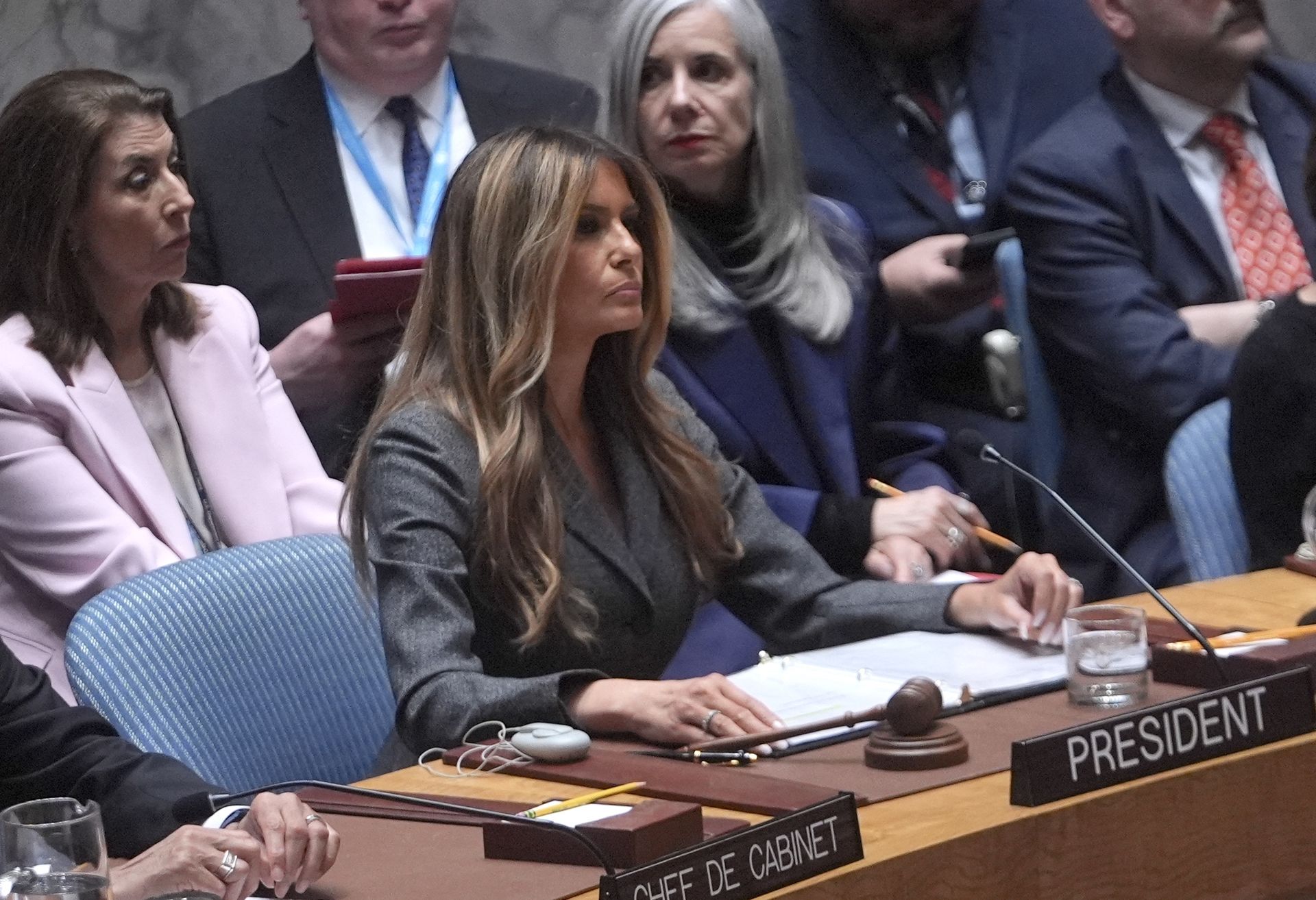 Posiedzenie RB ONZ. Przewodniczyła mu Melania Trump Kép