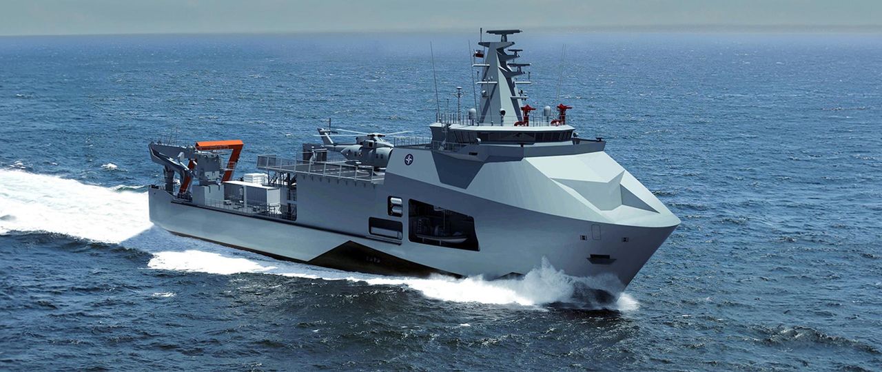 "Kolejny kamień milowy". ORP Ratownik coraz bliżej