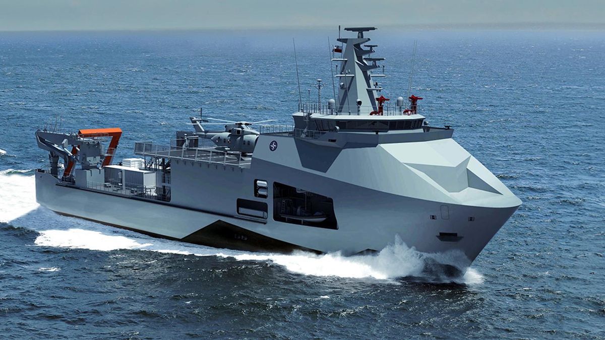 ORP "Ratownik - wizualizacja