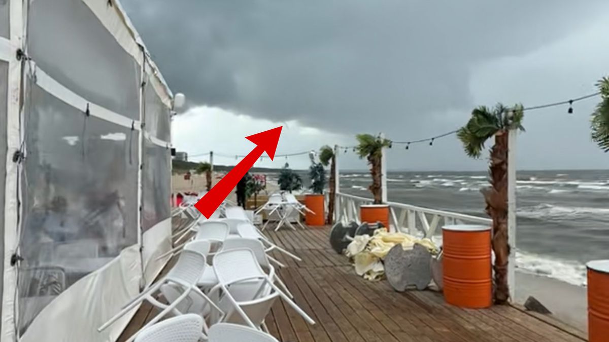 Zalążek trąby wodnej.