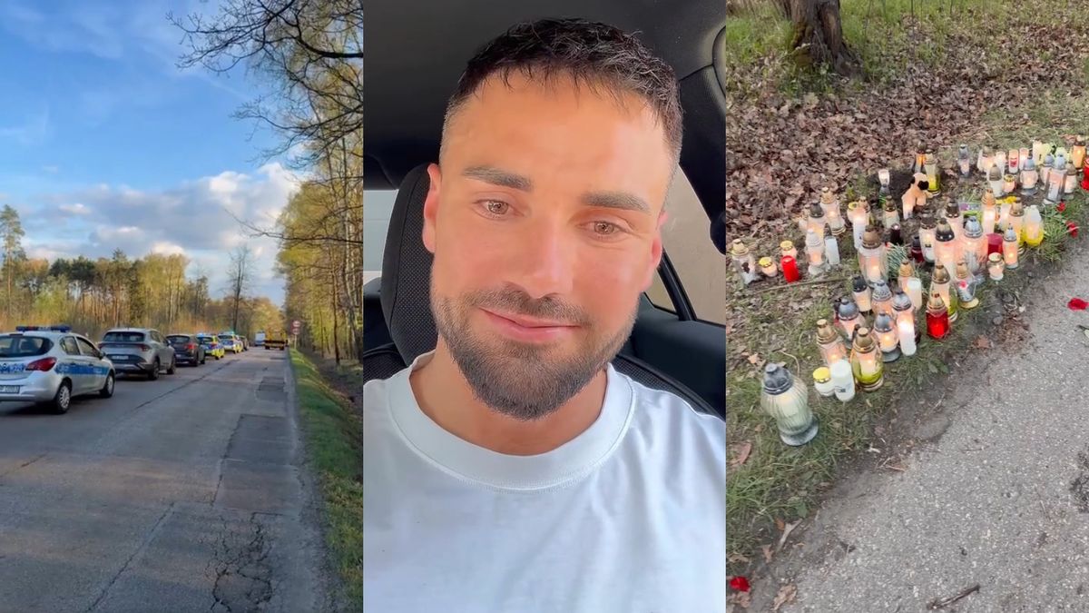 Tak wygląda miejsce wypadku Łukasza Litewki