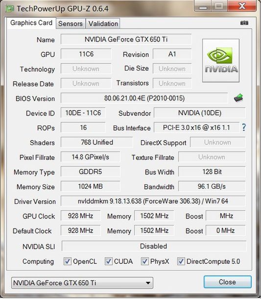 Nvidia GeForce GTX 650Ti - godny następca 560 na horyzoncie 2