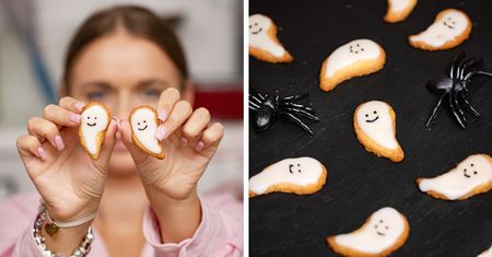 Urocze ciasteczka duszki to must have na Halloween. Przygotujesz je w mgnieniu oka