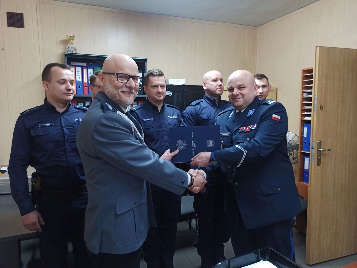 Nowy kierownik Posterunku Policji w Wyszogrodzie