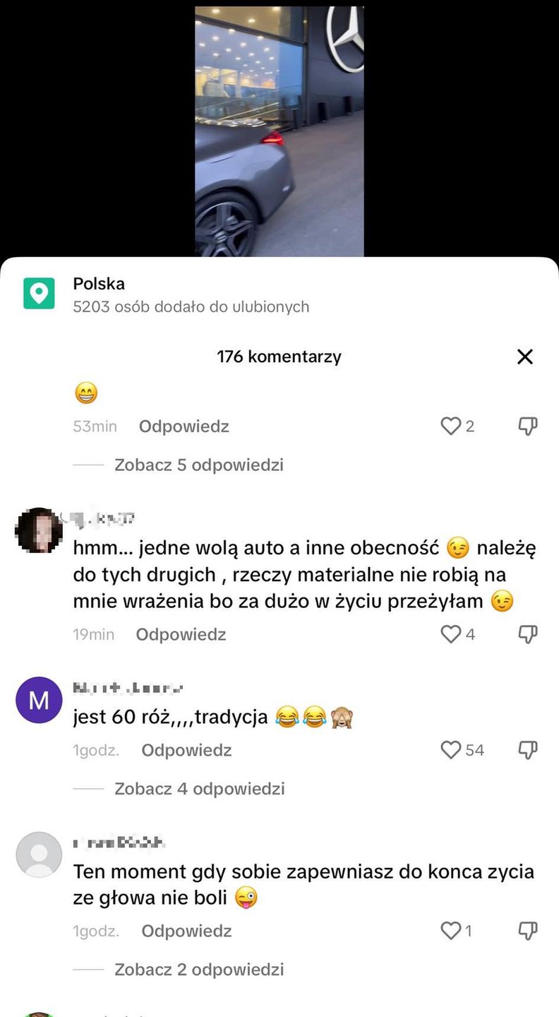 Tomasz Oświeciński podarował partnerce SAMOCHÓD