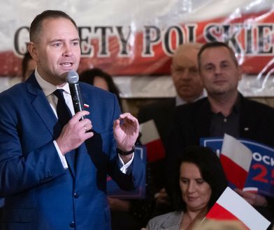 "Wychodzimy?". Nawrocki nie wiedział, że wszystko słychać