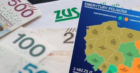 Emerytalna mapa Polski. Śląsk dostaje najwięcej, wschód kraju wciąż cierpi za niskie pensje