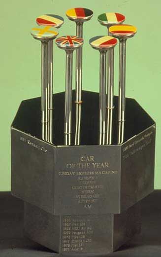 Tak trofeum wyglądało dawniej (1986).