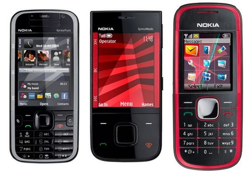 Nokia 5730, Nokia 5330 i Nokia 5030 - specyfikacje 1