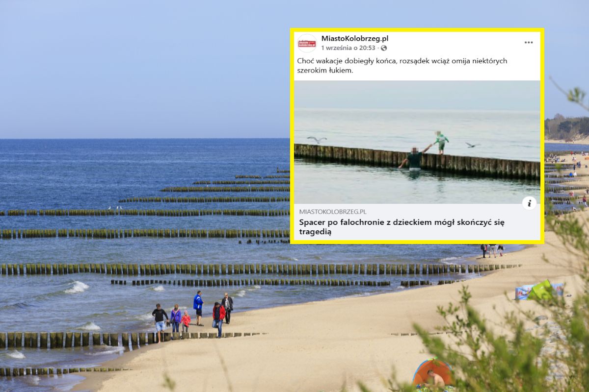 Takie sceny na plaży w Kołobrzegu. "Szczyt głupoty"