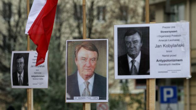 demonstracja w obronie Jana Kobylańskiego