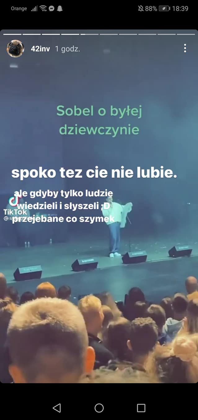 Sobel obraża byłą dziewczynę