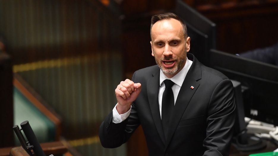 Janusz Kowalski
Warszawa, 22.07.2022. Pose� PiS Janusz Kowalski na sali obrad Sejmu w Warszawie w trzecim dniu posiedzenia, 22 bm. Sejm zajmuje si� m.in. rz�dowym projektem ustawy o dodatku w�glowym. (jm) PAP/Radek Pietruszka
Radek Pietruszka
9  9., IX, kadencja, kadencji, plenarna, polityk polityka, posiedzenie, sejm, sejmu, dodatek w�glowy, ustawa