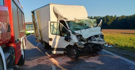 Tragiczny wypadek pod Lublinem. Jedna osoba nie żyje, droga zablokowana