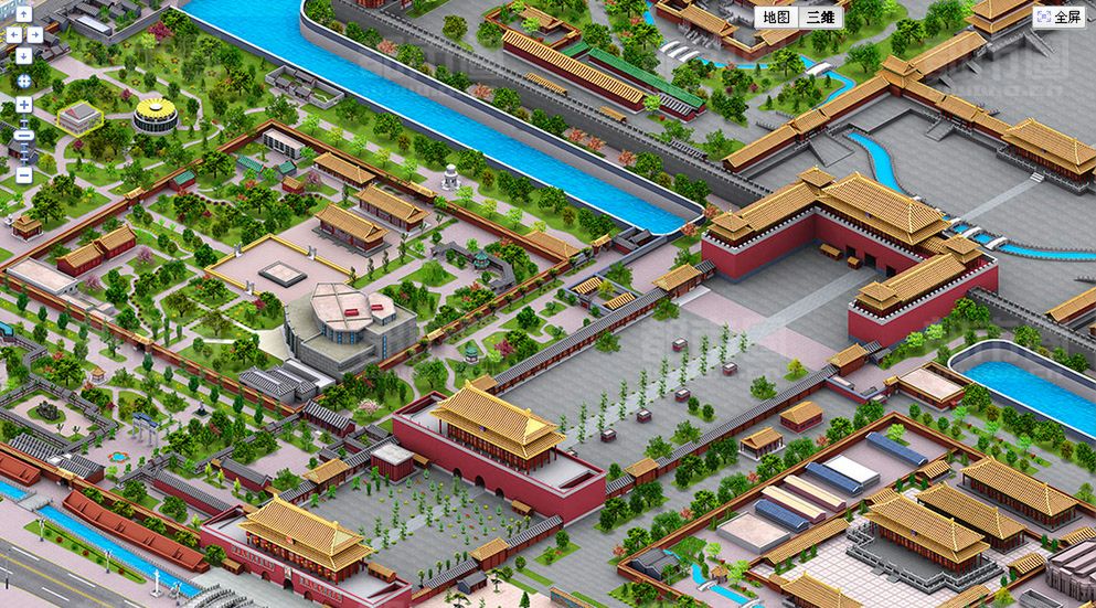 Chiński odpowiednik Google Maps wygląda jak SimCity 1