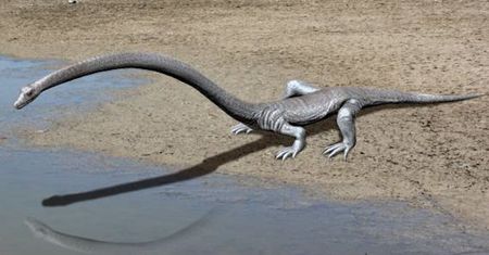 Dinozaur z bardzo długa szyją jednak żył pod wodą. Szwajcarscy naukowcy potwierdzają