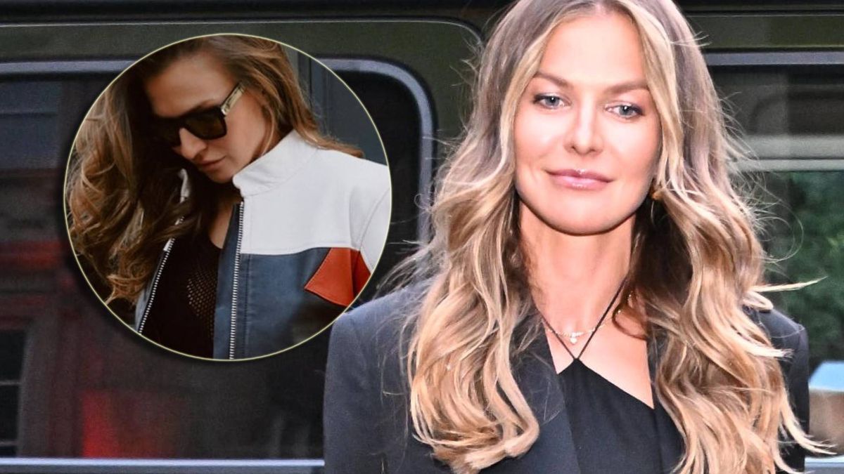 Lewandowska w kurtce polskiej marki