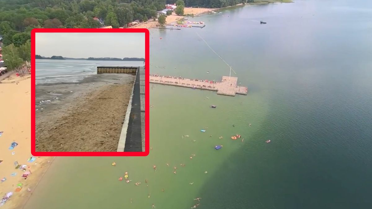 Jezioro w Skorzęcinie niknie w oczach.