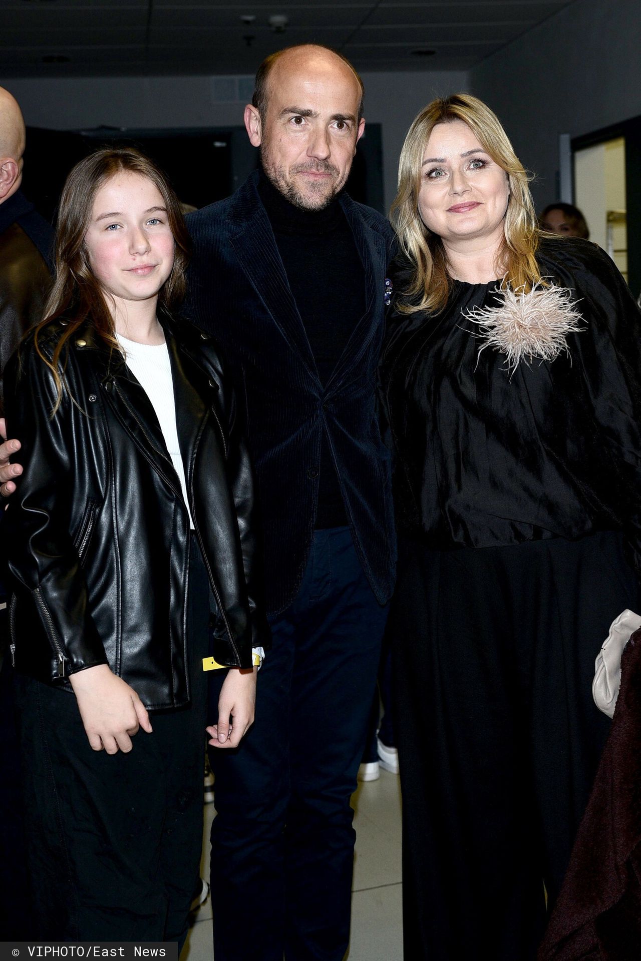 Borys Budka z żoną i córką