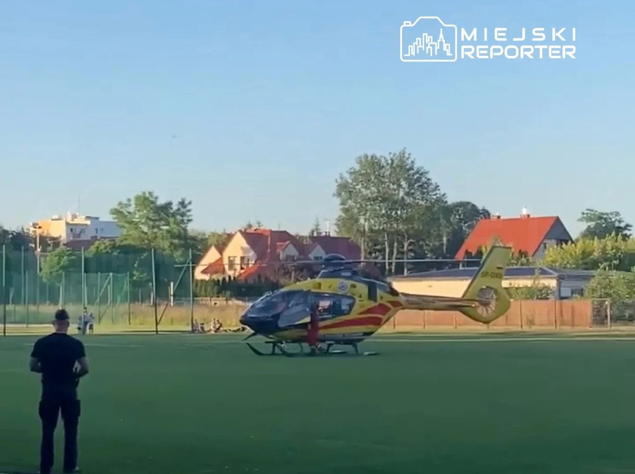 Atak na nastolatka w parku. W akcji śmigłowiec LPR