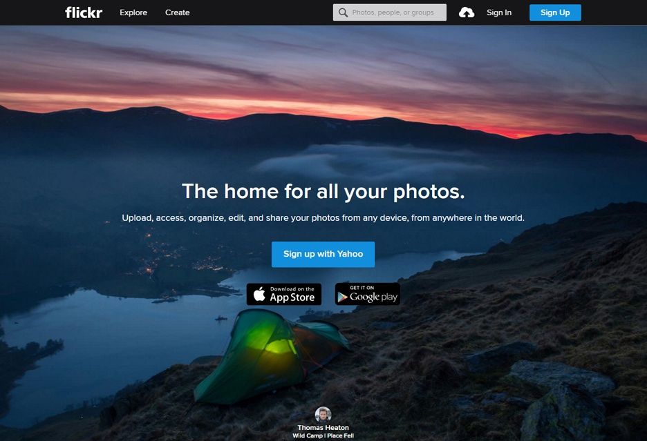 Flickr strona główna