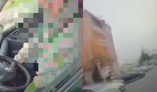 Sceny w Jastrzębiu-Zdroju. 23-letni kierowca schował się na klatce schodowej