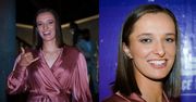 Uśmiechnięta Iga Świątek w łososiowej kreacji błyszczy na ceremonii poprzedzającej WTA Finals w Guadalajarze (ZDJĘCIA)