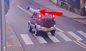 19-latka potrąciła pieszą. Nagranie z Zielonej Góry