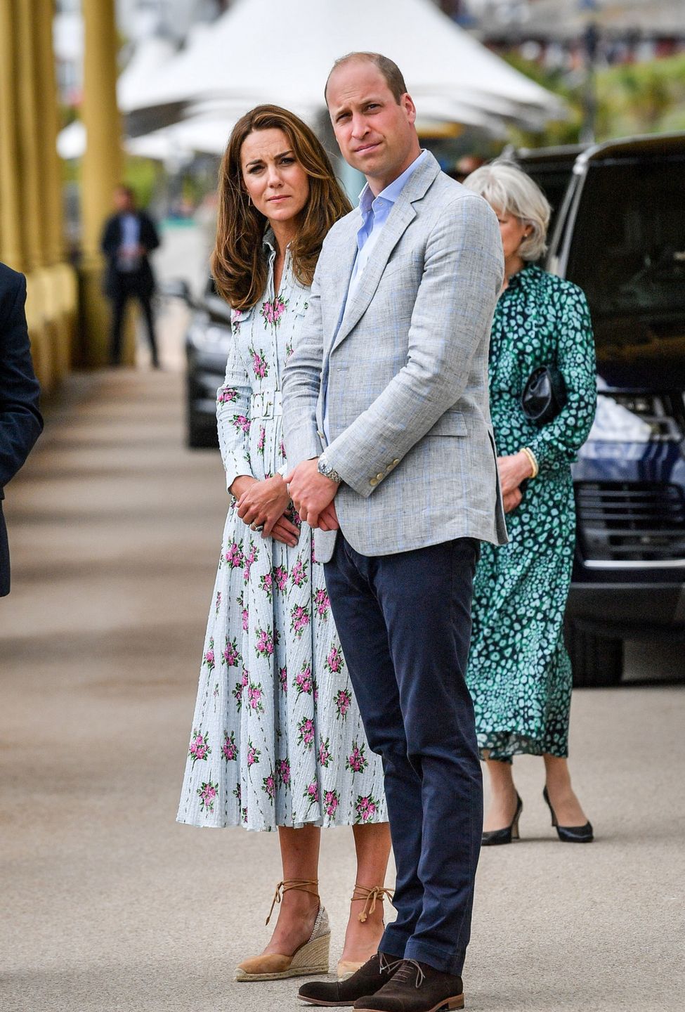 Książę  William i Kate Middleton odwiedzają salon gier