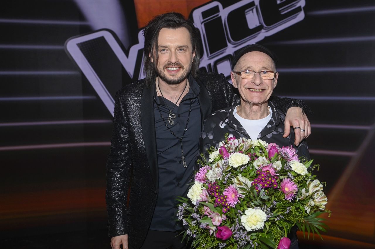 James Brierley i Piotr Cugowski w "The Voice Senior"